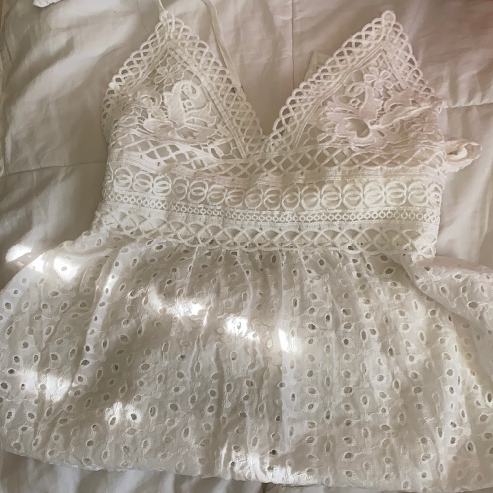 cute white shein tank top